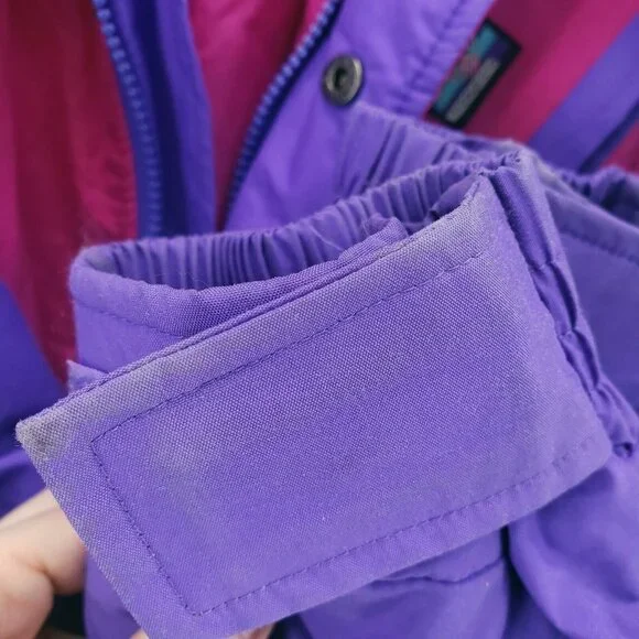 Vintage Woolrich Men's Colorblock Jacket Sigmet Thinsulate Charcoal Purple XL